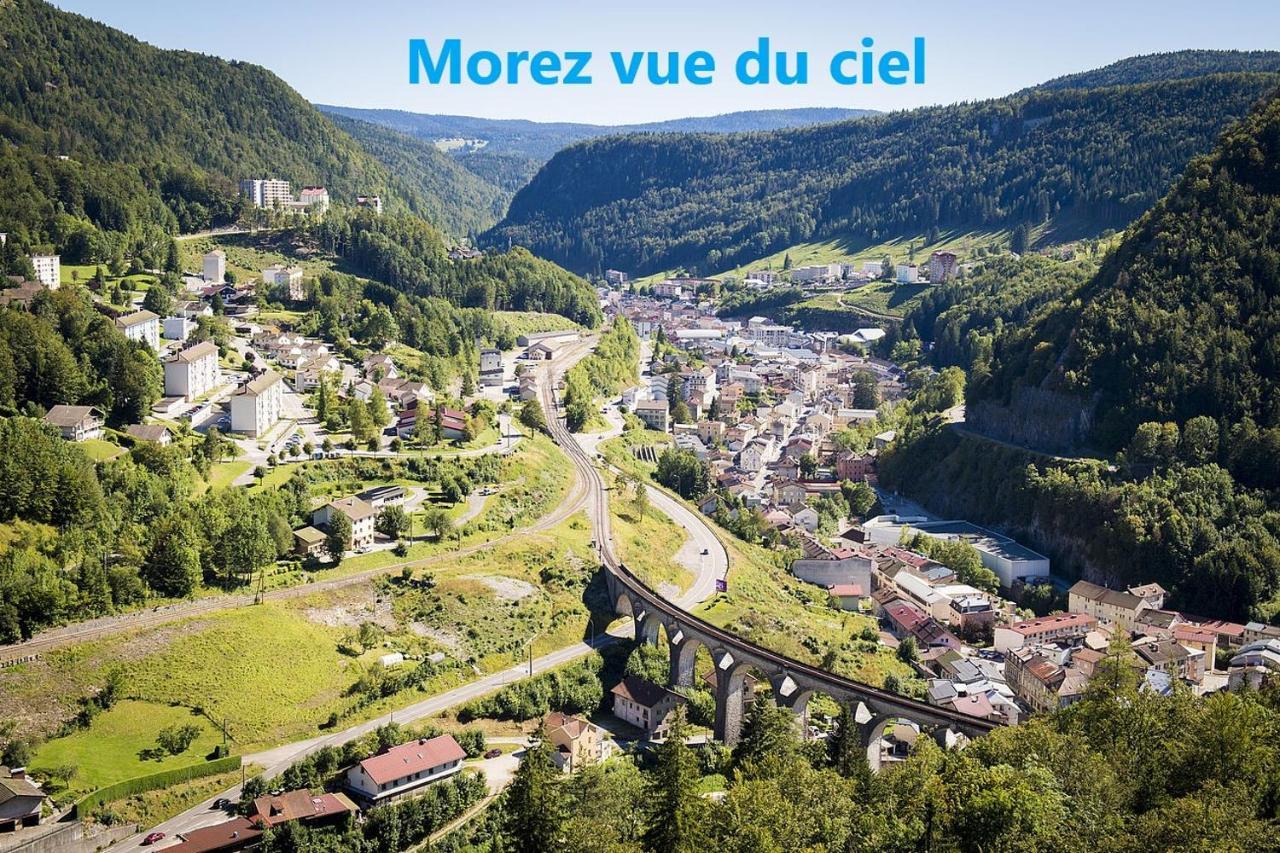 Sauna En Bord De Riviere Morez Exteriör bild